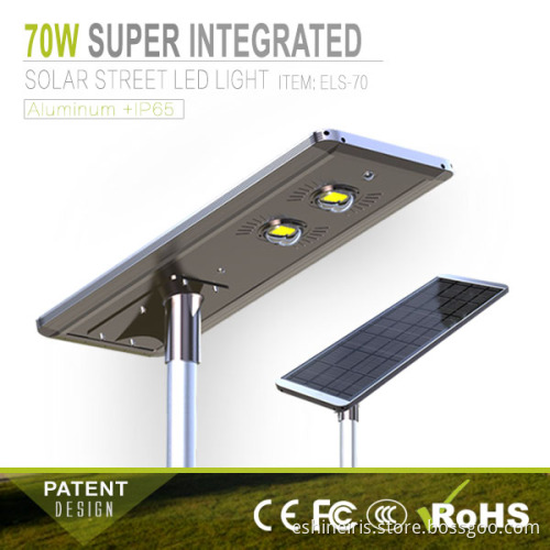 70W All In One Solar led street light PLUS